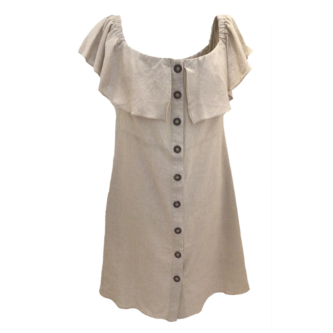 Valencia Dress, Natural