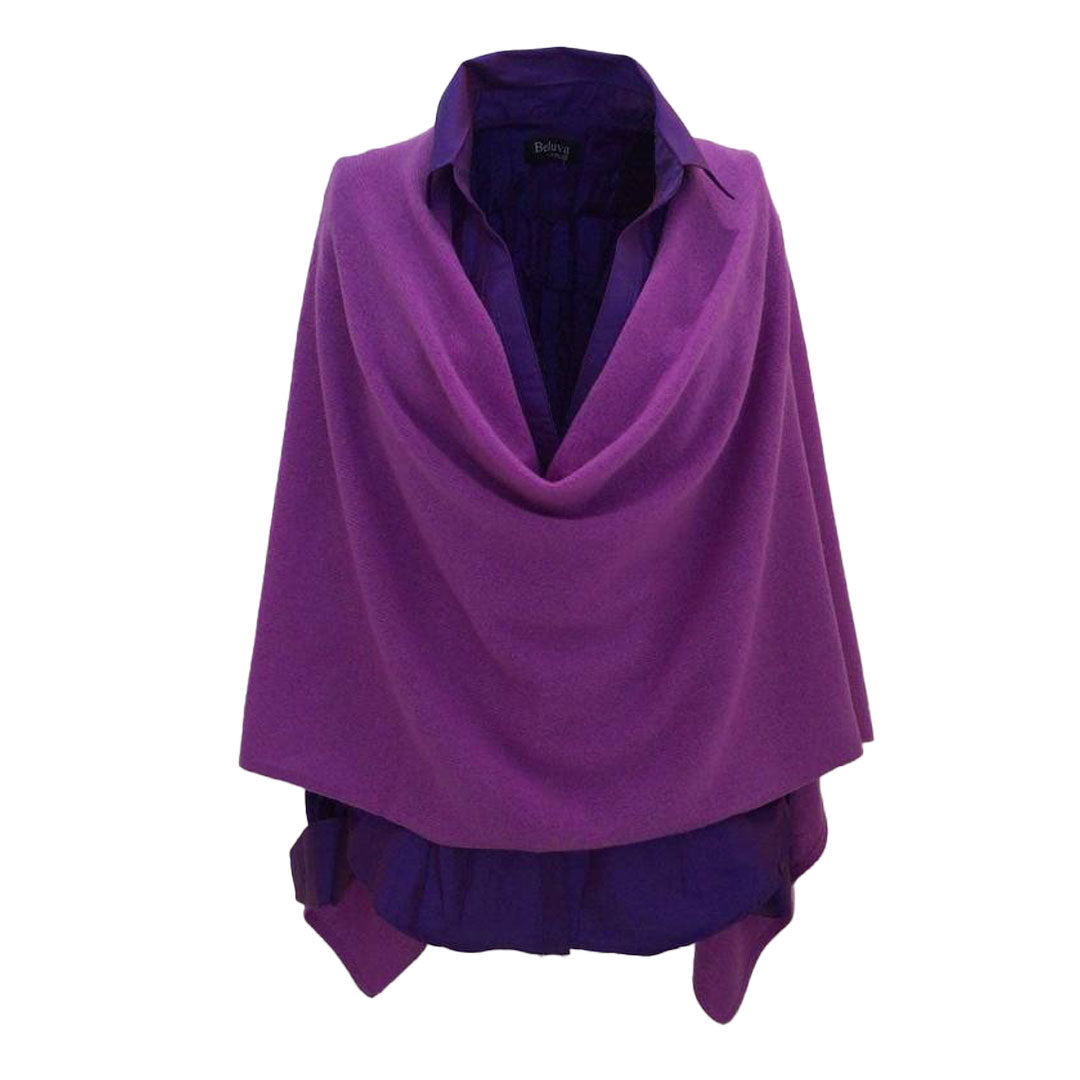 Cashmere Shawl, Vibrant Grape