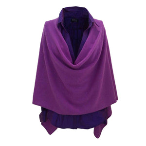 Cashmere Shawl, Vibrant Grape