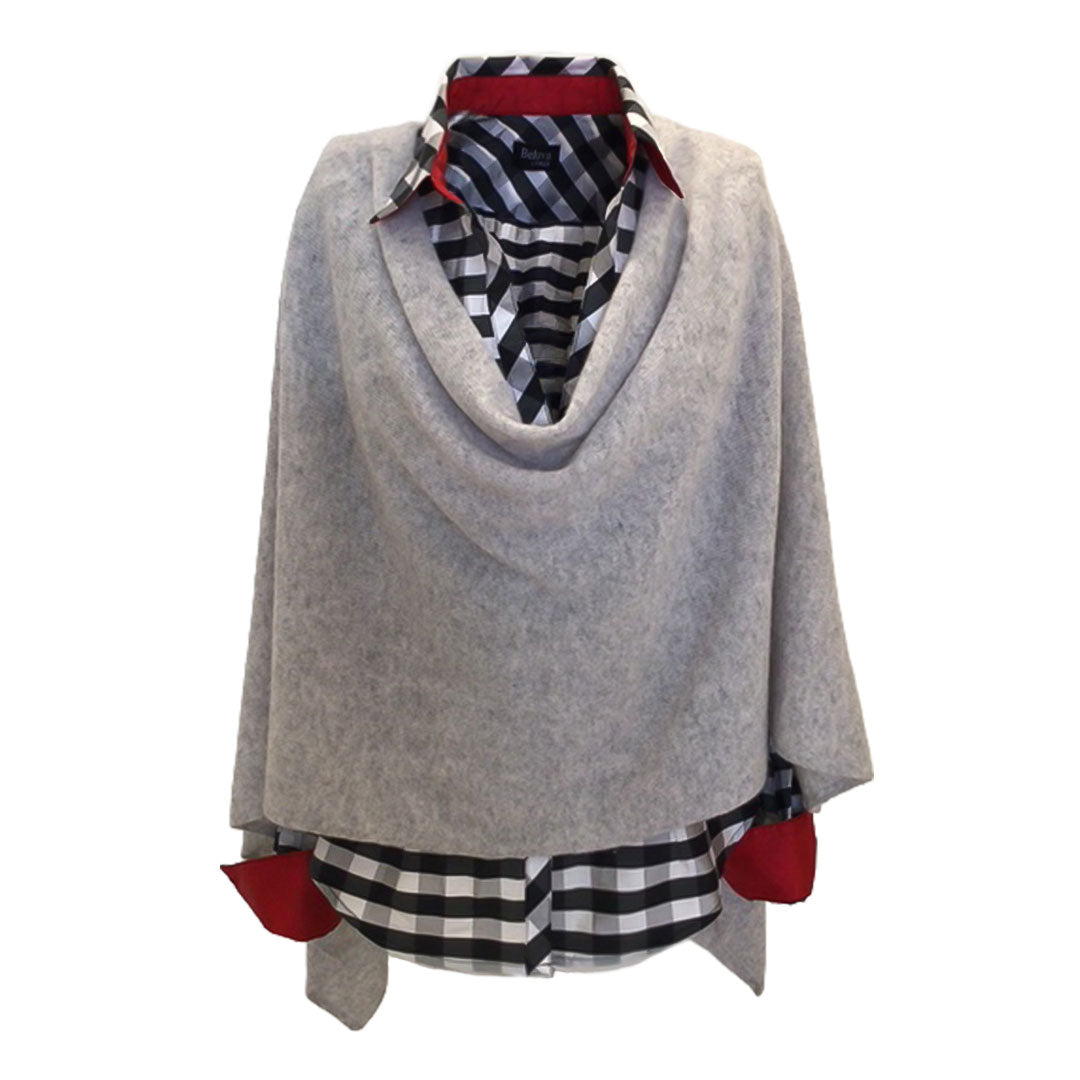 Cashmere Shawl, Light Gray