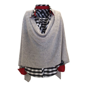 Cashmere Shawl, Light Gray