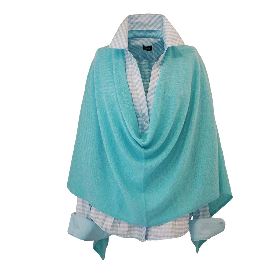 Cashmere Shawl Turquoise