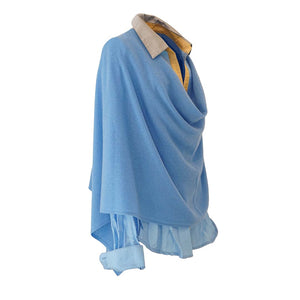 Cashmere Shawl Aqua