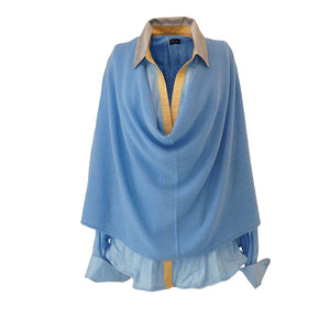 Cashmere Shawl Aqua