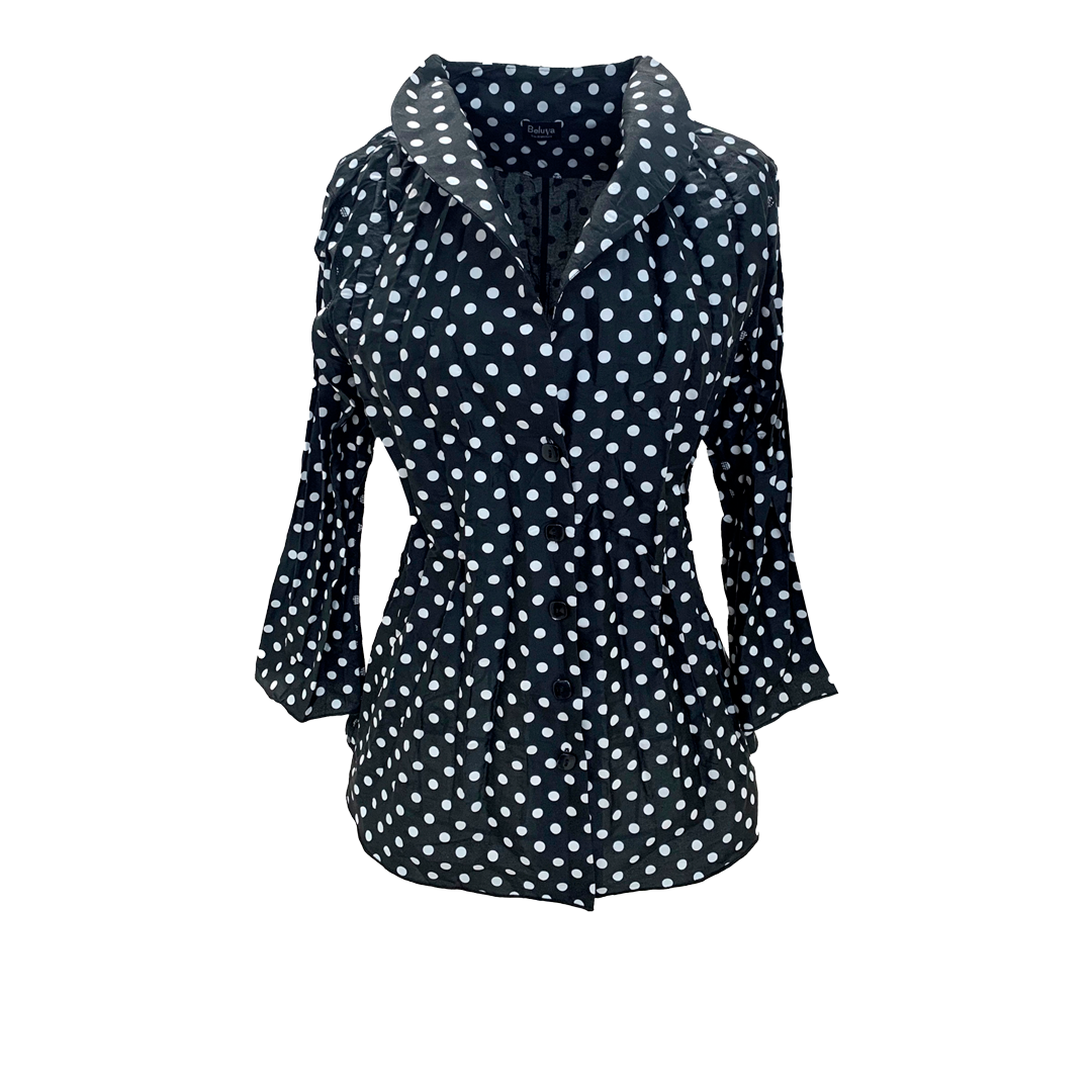 Clarendon Dots, Black/White