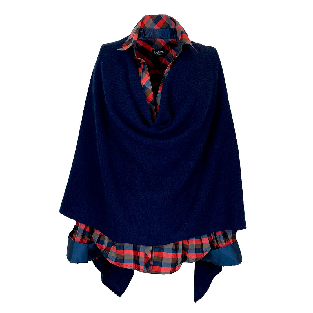 Cashmere Shawl Navy