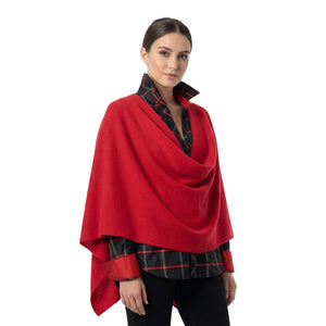 Cashmere Shawl True Red