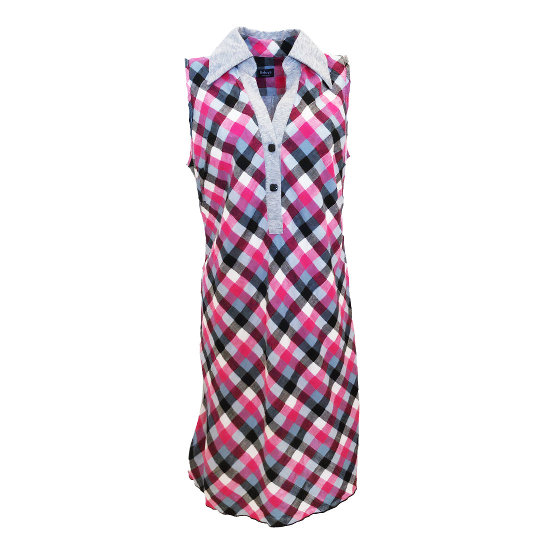 Halston Dress, Raspberry