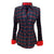 WEBSTER WINDOWPANE BLACK/RED